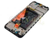 Pantalla completa Service Pack IPS LCD negra con marco negro para Huawei Y6 2019